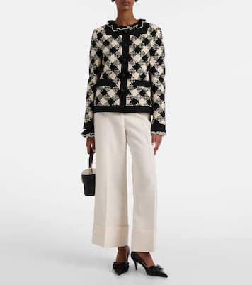 Crepe Couture wide-leg pants | Valentino