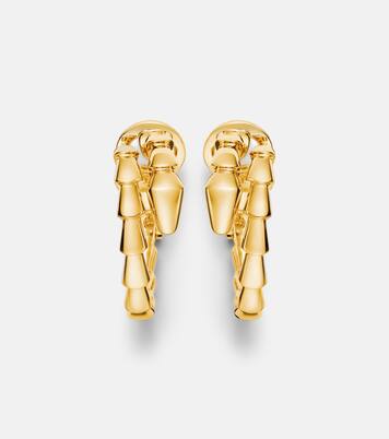 Serpenti Viper 18kt gold earrings | Bvlgari