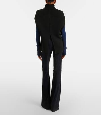 Schlaghose Gege aus Veloursleder | Stouls