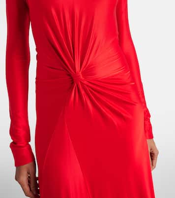 Gathered jersey maxi dress | Victoria Beckham
