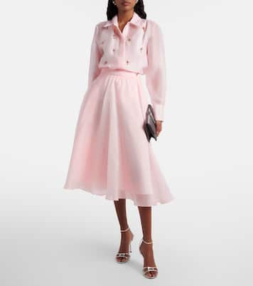 Calle silk midi skirt | Max Mara