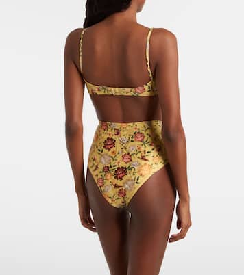 Top de bikini Magdalena floral | Agua by Agua Bendita
