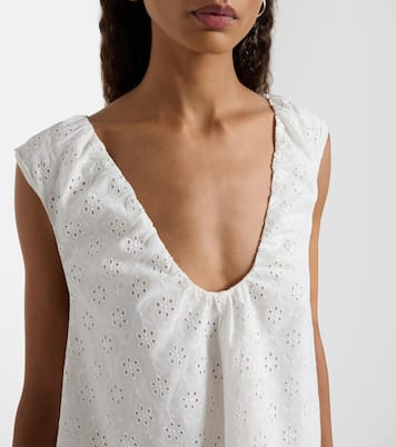 Robe longue Juana à broderies anglaises | Faithfull