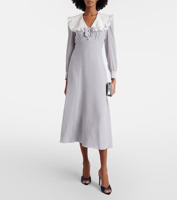 Midikleid aus Seide | Alessandra Rich