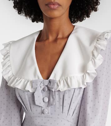 Midikleid aus Seide | Alessandra Rich