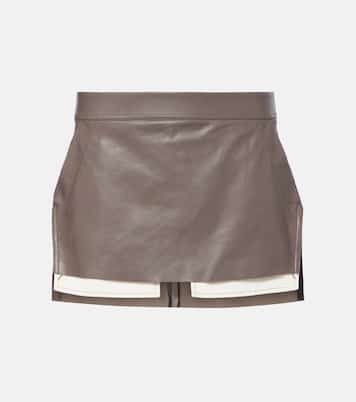 Minifalda Fog de piel | Rick Owens