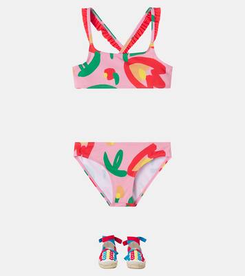 Tulips floral jersey bikini | Stella McCartney Kids