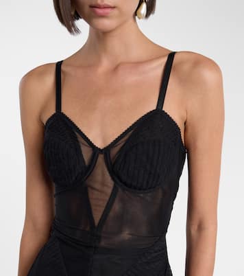 Sheer midi dress | Dolce&Gabbana