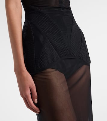 Sheer midi dress | Dolce&Gabbana