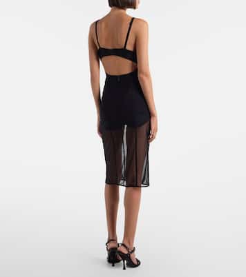 Sheer midi dress | Dolce&Gabbana