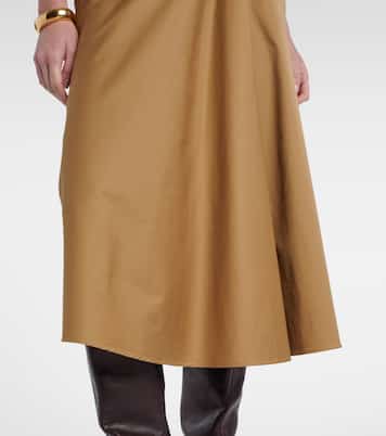 Gonna midi Paggi in raso di misto cotone | Max Mara