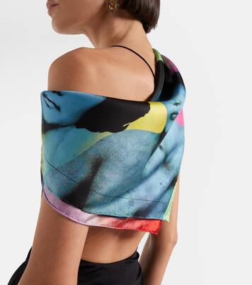 Bedrucktes Tuch aus Seiden-Twill | Versace