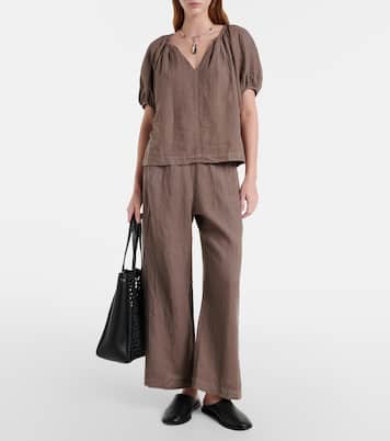 Bluse Cosette aus Leinen | Velvet