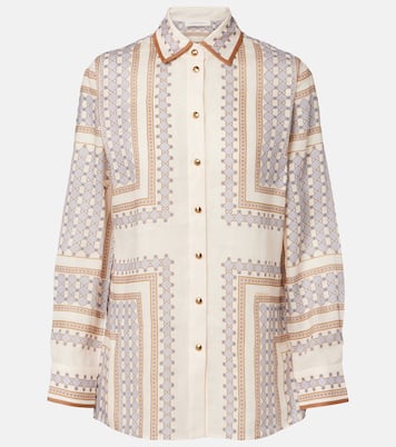 Printed ramie shirt | Zimmermann
