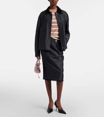 T-Shirt aus Baumwoll-Jersey | Prada