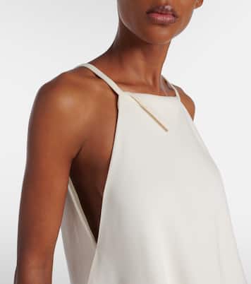 Silk and wool crêpe top | Balenciaga