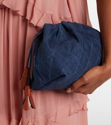 Cloud 91 Small denim clutch | Zimmermann