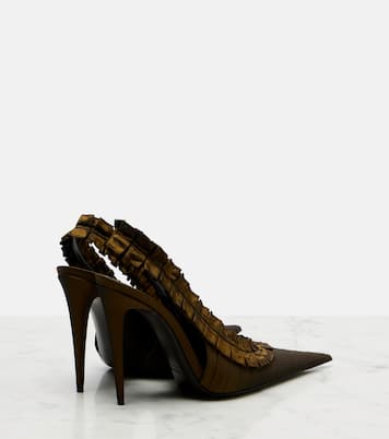 Slingback-Pumps Madeleine aus Taft | Saint Laurent