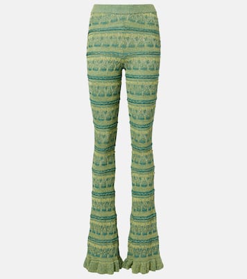 Crochet cotton flared pants | Etro