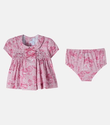 Baby - Set Theodora con abito e culotte | La Coqueta