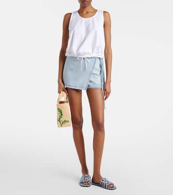 Paula's Ibiza denim skort | Loewe