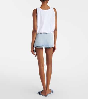 Paula's Ibiza denim skort | Loewe