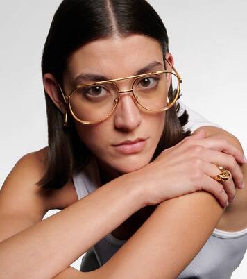 Light Ribbon aviator glasses | Bottega Veneta