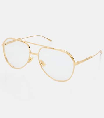 Light Ribbon aviator glasses | Bottega Veneta