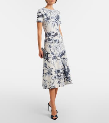 Robe de cocktail imprimée | Oscar de la Renta