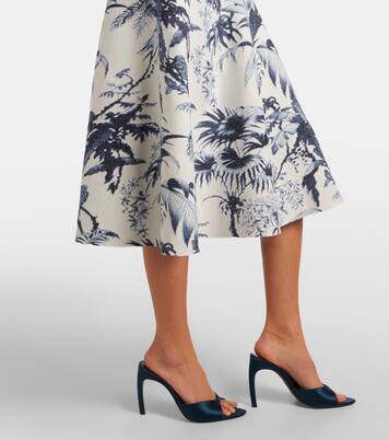 Robe de cocktail imprimée | Oscar de la Renta