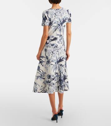 Robe de cocktail imprimée | Oscar de la Renta