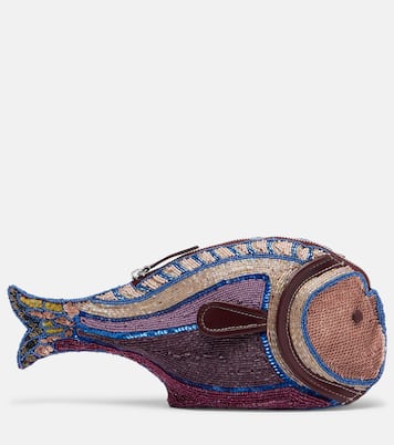 Pesce beaded clutch | Staud