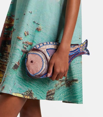 Pesce beaded clutch | Staud