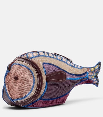 Pesce beaded clutch | Staud