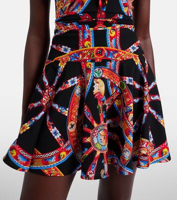 Printed silk-blend minidress | Dolce&Gabbana