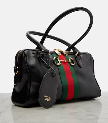 Borsetto Medium leather tote bag | Gucci