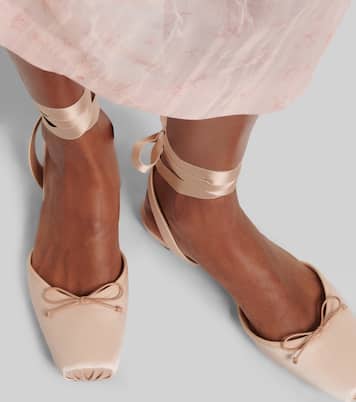 Cassia satin flats | Christian Louboutin