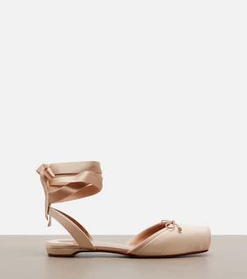 Cassia satin flats | Christian Louboutin