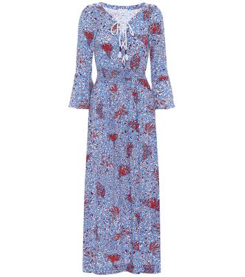 Robe midi Lucy imprimée | Poupette St Barth