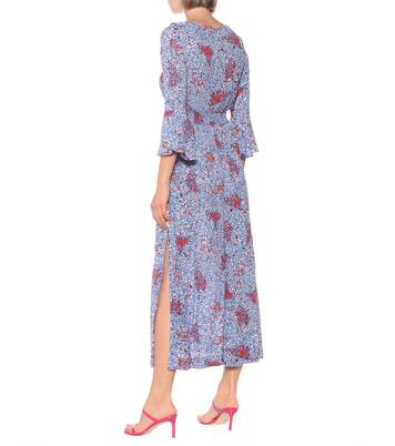 Robe midi Lucy imprimée | Poupette St Barth