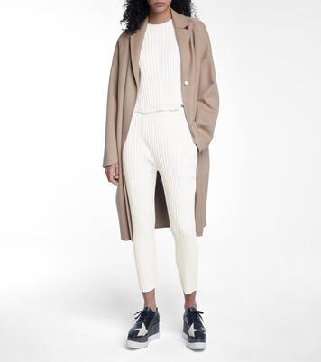 Cropped-Hose aus Rippstrick | Stella McCartney