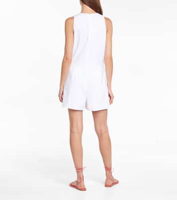 Linen playsuit | Vince