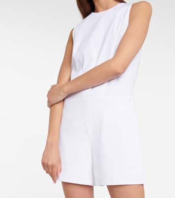 Linen playsuit | Vince