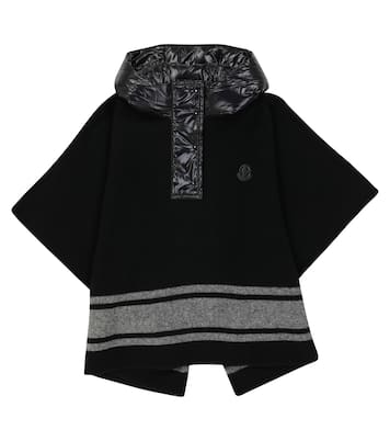 Wool-blend poncho | Moncler Enfant