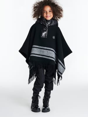 Wool-blend poncho | Moncler Enfant