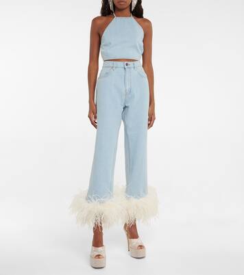 Plateau-Pantoletten Holly Marina mit Kristallen | Paris Texas