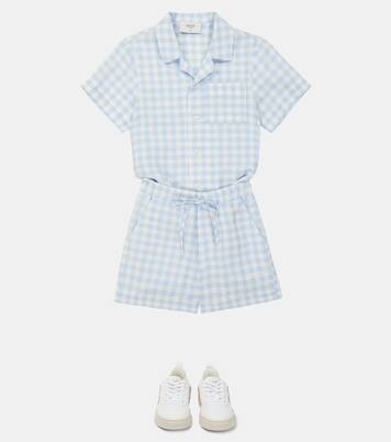 Picnic checked linen shirt | Paade Mode