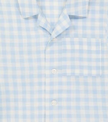 Picnic checked linen shirt | Paade Mode