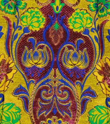 Jupe en brocart à fleurs | Dolce&Gabbana Kids