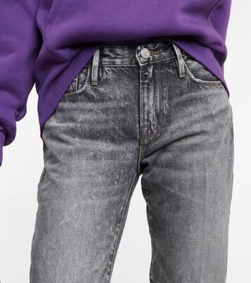 Mid-Rise Straight Jeans Le Nouveau | Frame